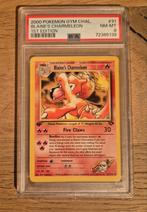 Blaine's Charmeleon - 2000 Pokemon Gym Challenge - PSA 8, Ophalen of Verzenden, Zo goed als nieuw