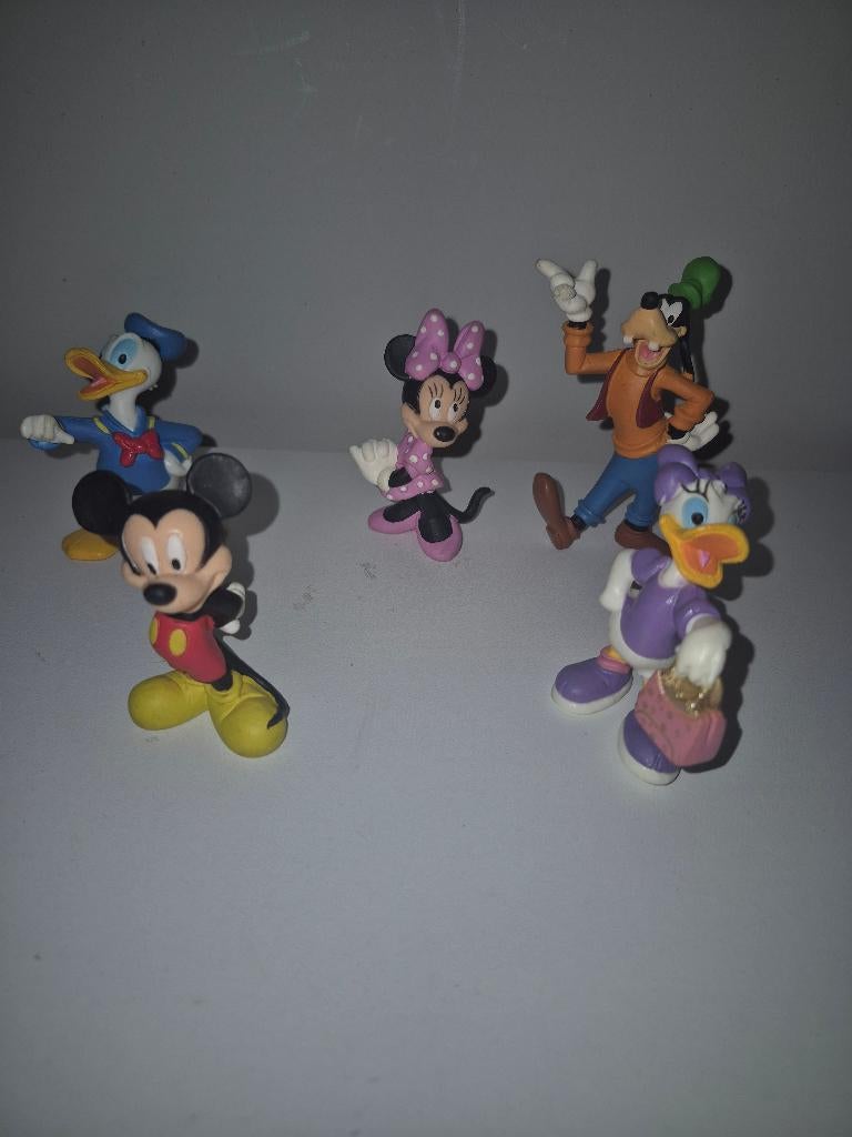 5 leuke Disney bully figuren, Ophalen of Verzenden, Mickey Mouse, Gebruikt, Beeldje of Figuurtje
