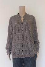 NIEUW More & More zwart/wit/bruine blouse maat 44, ., Zwart, Nieuw, Ophalen of Verzenden