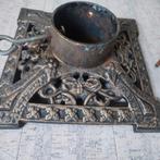 Gietijzeren brocante parasol / kerstboom standaard 29x29x11, Tuin en Terras, Parasols, Ophalen of Verzenden, Minder dan 1 meter