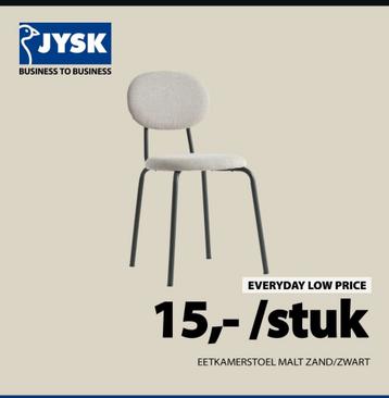 4x Jysk stoelen