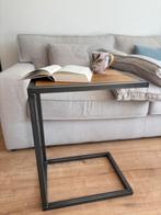 Stevige bijzettafel / laptoptafel 38x50x65, Huis en Inrichting, Tafels | Sidetables, 50 tot 100 cm, Eikenhout, Ophalen of Verzenden
