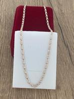 Mooie 14 karaat gouden ketting, wit en geel goud, Ophalen of Verzenden, Nieuw, Goud, Goud