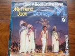 single boney m my friend jack 45rpm jukebox vinyl record 7'', Gebruikt, 7 inch, Single, Ophalen of Verzenden