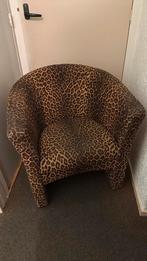 Panther print stoel, Ophalen, Gebruikt, Bruin, Eén