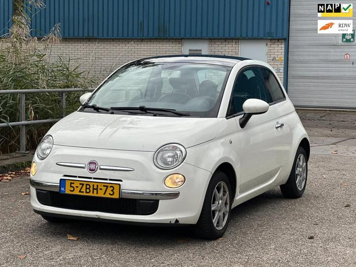 Fiat 500 1.2 Lounge Pano! Airco! LM velgen! 1 jaar APK!, Auto's, Fiat, Bedrijf, Te koop, ABS, Airbags, Airconditioning, Centrale vergrendeling