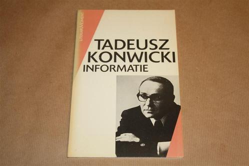 Tadeusz Konwicki. Informatie. LiterairMoment., Boeken, Literatuur, Gelezen, Nederland, Ophalen of Verzenden