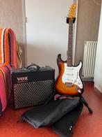 Stratocaster London City Spitfire mkll plus versterker, Muziek en Instrumenten, Overige merken, Solid body, Gebruikt, Ophalen