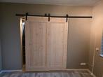 Barnwood houten schuifdeuren., Ophalen, 80 tot 100 cm, Binnendeur, Zo goed als nieuw