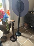2 antieke/broccante hoedenstandaards, Antiek en Kunst, Ophalen of Verzenden
