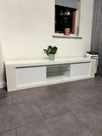 Wit tv-meubel, Huis en Inrichting, Kasten | Televisiemeubels, Ophalen, Sleek, chique, Overige materialen, 150 tot 200 cm