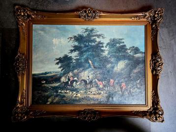 Historisch schilderij “The End of the Hunt” George Morland  beschikbaar voor biedingen
