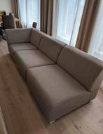 Bank taupe/grijs te koop met hoekelement (modulair), Huis en Inrichting, Banken | Sofa's en Chaises Longues, Zo goed als nieuw