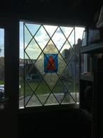 glas in lood Franeker---Leeuwarden uit voormalig tramstation, Ophalen of Verzenden