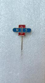 Speldje oud NS-logo, Verzamelen, Spoorwegen en Tramwegen, Ophalen of Verzenden, Gebruikt, Trein