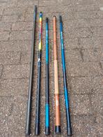 Set van 5 vaste hengels, Watersport en Boten, Hengelsport | Witvissen, Ophalen of Verzenden, Gebruikt, Vaste hengel