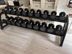 Nieuwe Technogym Two Tier Rack met Urethaan, Sport en Fitness, Ophalen of Verzenden, Nieuw, Benen, Dumbbell