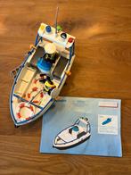 Te koop: Playmobil Politieboot, Ophalen of Verzenden, Zo goed als nieuw, Complete set