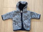 Warm jasje met teddy binnenkant - wit met blauw - maat 56, Ophalen of Verzenden, Zo goed als nieuw, Jongetje of Meisje, Jasje