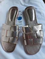 Goudkleurige Slippers instappers kaartjes 39 Nieuw! Babouche, Esmara, Meisje, Overige typen, Nieuw