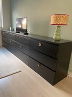 IKEA dressoir MALM Ladekast met 6 lades, zwartbruin, Ophalen, Zo goed als nieuw, 25 tot 50 cm, 50 tot 100 cm