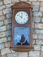Vintage/Antieke Wandklok met Glazen Deur, Ophalen