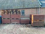 Gebakken dikformaat genuanceerd rood 52 m2 op pallets!, Ophalen, Keramiek, Klinkers, Zo goed als nieuw