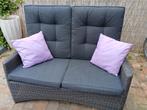Nette loungeset, Tuin en Terras, Ophalen, 4 zitplaatsen, Gebruikt, Bank