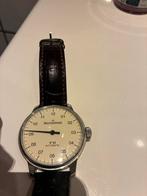 Meister Singer Klassiek - Nieuwstaat!, Sieraden, Tassen en Uiterlijk, Horloges | Heren, Leer, Staal, Polshorloge, Zo goed als nieuw