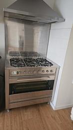 Gratis af te halen Boretti gasfornuis, Witgoed en Apparatuur, Fornuizen, Gebruikt, 60 cm of meer, Ophalen of Verzenden, Gas