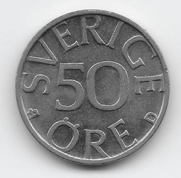 Zweden 50 öre 1990 KM# 855 beschikbaar voor biedingen