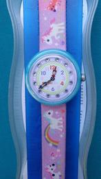 Flik Flak horloge magische eenhoorns, meisje, Ophalen of Verzenden, Zo goed als nieuw, Paars, Meisje