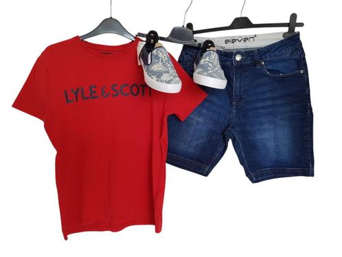 Mooie donkerblauwe ELEVEN DEGREES stretch jeans short mt 30., Kleding | Heren, Spijkerbroeken en Jeans, Zo goed als nieuw, W32 (confectie 46) of kleiner