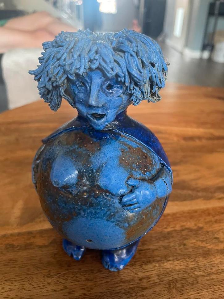 Keramieke handgemaakt Beeld, Antiek en Kunst, Antiek | Keramiek en Aardewerk, Ophalen of Verzenden