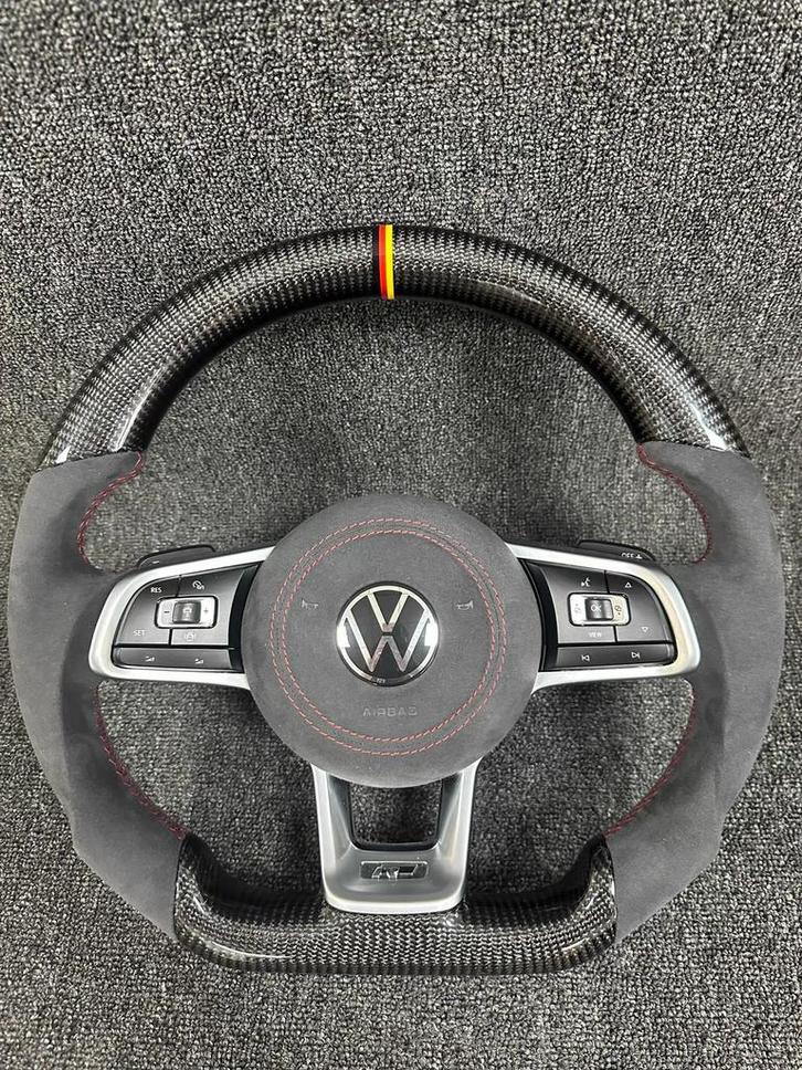 Carbon stuurwiel, Auto-onderdelen, Besturing, Volkswagen, Nieuw, Ophalen