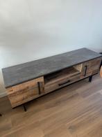 Industrieel tv meubel zo goed als nieuw!, 150 tot 200 cm, Ophalen of Verzenden, Zo goed als nieuw, Minder dan 100 cm