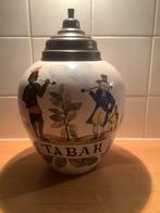 Antieke Tabakspot met Deksel, Antiek en Kunst, Ophalen of Verzenden