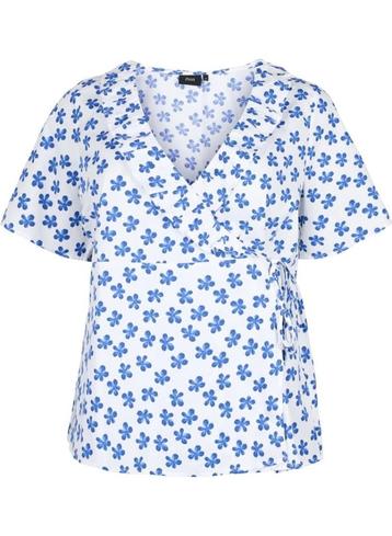 7887 overslag blouse van zizzi - maat 50/52 en 54/56 beschikbaar voor biedingen