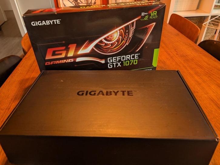 GeForce GTX 1070 G1 Gaming 8G, Computers en Software, Videokaarten, Gebruikt, Nvidia, PCI-Express 3.0, GDDR5, HDMI, DisplayPort