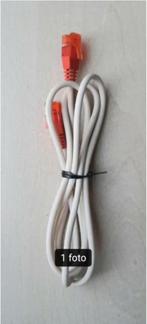 Telefoonkabel 2-aderig 95 cm lang met 2 x RJ11 stekker., Ophalen of Verzenden, Zo goed als nieuw