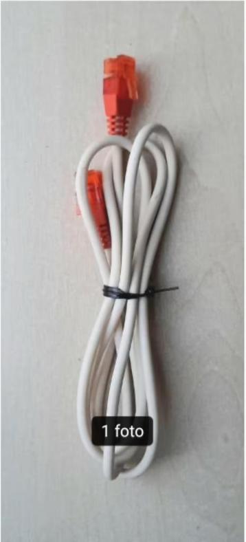 Telefoonkabel 2-aderig 95 cm lang met 2 x RJ11 stekker. beschikbaar voor biedingen