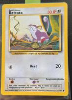 Rattata #61 Pokemon Base Set NEDERLANDS, Verzenden, Zo goed als nieuw, Losse kaart