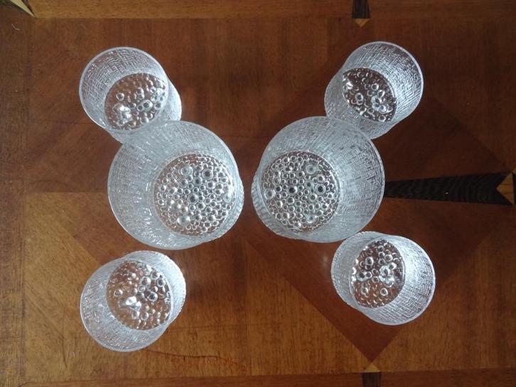 vintage Iittala Finland whiskyglazen Tapio Wirkkala, Antiek en Kunst, Antiek | Glas en Kristal, Ophalen of Verzenden