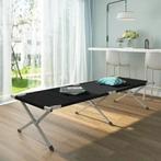 Nieuw Kampeerbed inklapbaar 189x70cm zwart, Ophalen of Verzenden, Nieuw, Metaal, Inklapbaar