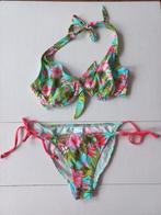 Nieuwe bikini hunkemoller 75e 75 E  tropische print blauw, Nieuw, Blauw, Hunkemöller, Bikini