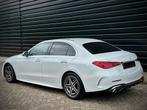Mercedes-benz C-klasse 180 AMG Line BI-COLOR LEDER|SFEER|CAM, Euro 6, 4 cilinders, Wit, Bedrijf