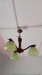Groene jaren 50/60 hanglamp, Antiek en Kunst, Antiek | Lampen, Ophalen