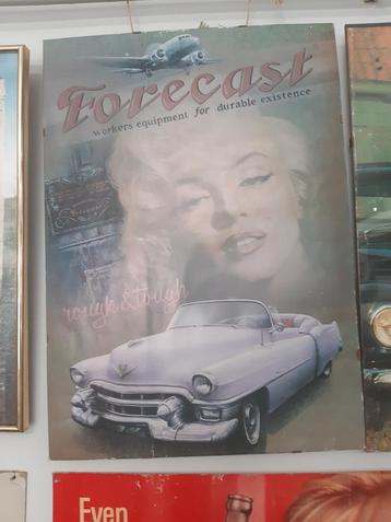 Ingelijste reclameposters forecast vet volvo Auto oldtimer  beschikbaar voor biedingen