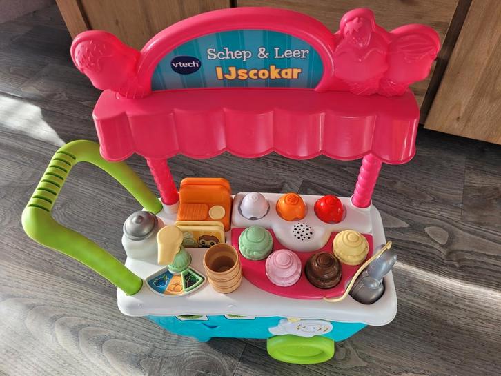 Vtech Schep & Leer IJscokar, Kinderen en Baby's, Speelgoed | Vtech, Zo goed als nieuw, 2 tot 4 jaar, Ophalen