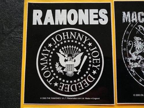 Ramones official vintage 2003 sticker nieuw 10x11.5 cm, Verzamelen, Muziek, Artiesten en Beroemdheden, Nieuw, Overige typen, Verzenden